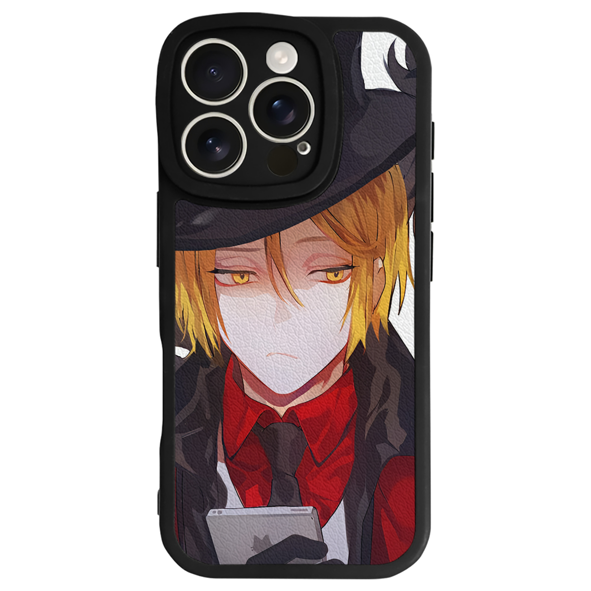 （画像用） ハイキュー!! Haikyu!! 【iPhone 16シリーズ対応】シリコンスマホケース（レザー調） 材質：シリコン